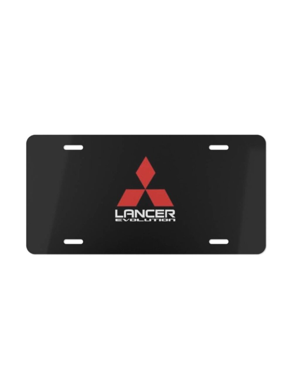 Mitsubishi Logo License Plate – Durable Metal Tag for Japanese Cars